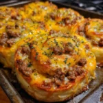 Garlic Butter Cheeseburger Rollups