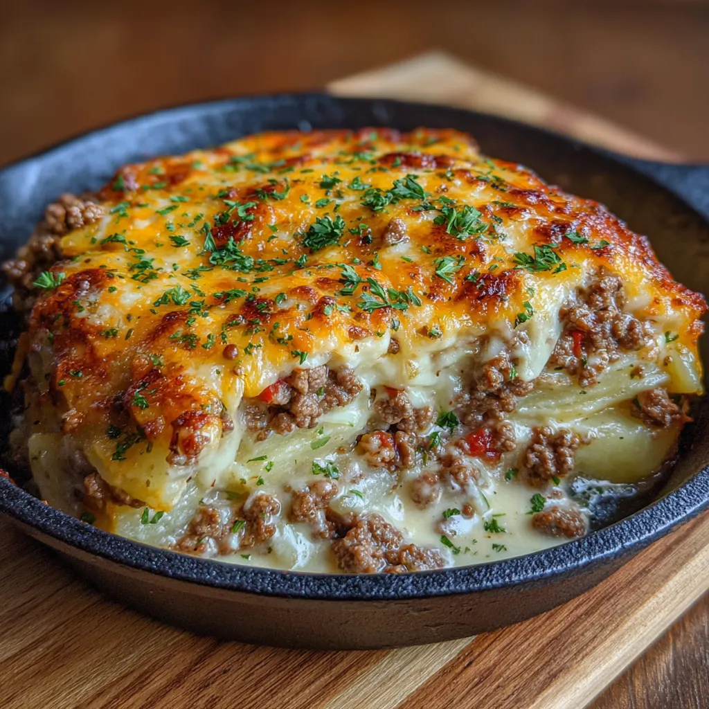 Hobo Casserole Ground Beef 5-Ingredient Easy Ultimate Cozy. 8 Hobo Casserole Ground Beef