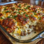 Biscuits and Gravy Casserole