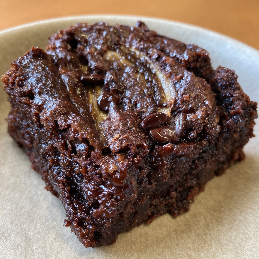 Fudgy Banana Brownies