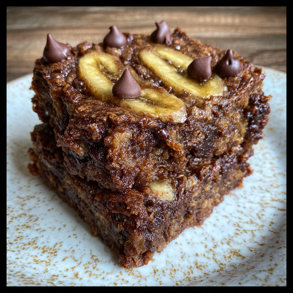 Fudgy Banana Brownies