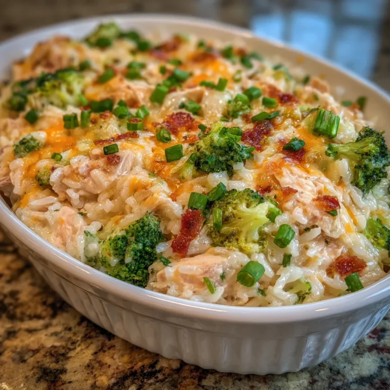 Comforting Chicken Rice Casserole