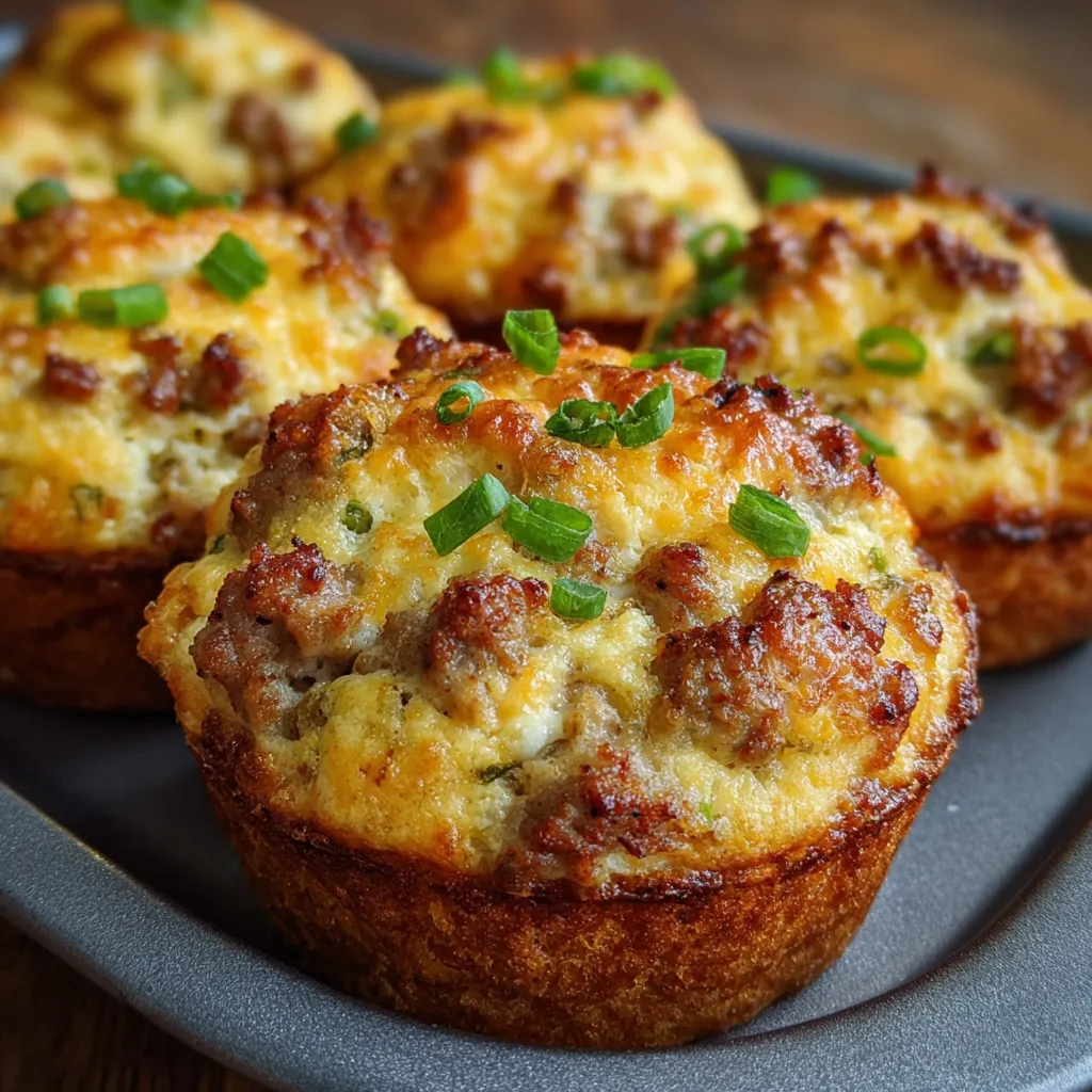 Breakfast Sausage Muffins