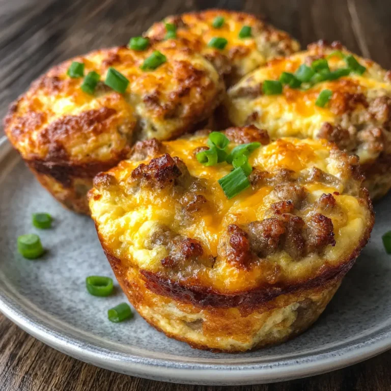 Breakfast Sausage Muffins