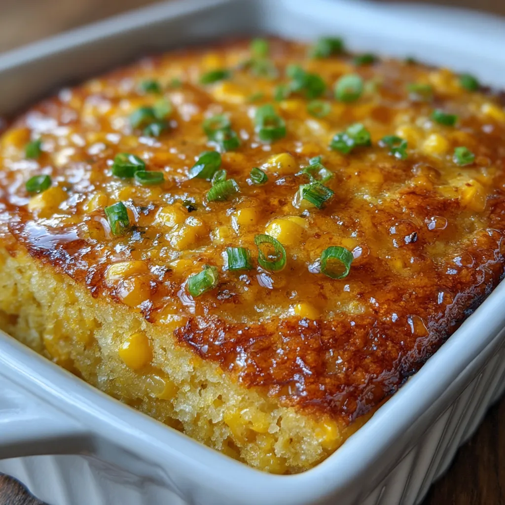 Honey-Glazed Corn Casserole 8-serving easy creamy tasty. 6 Honey-Glazed Corn Casserole