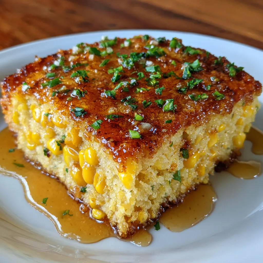 Honey-Glazed Corn Casserole 8-serving easy creamy tasty. 7 Honey-Glazed Corn Casserole