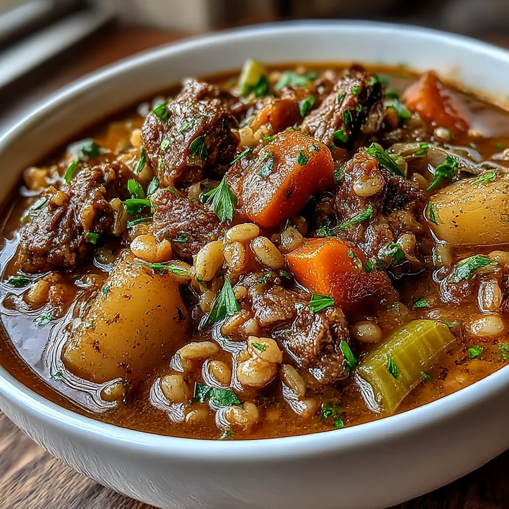 Beef Barley Soup