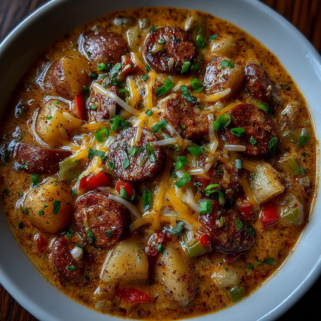 Cajun Potato Soup: 7-Ingredient Creamy Bold Comfort. 6 Cajun Potato Soup