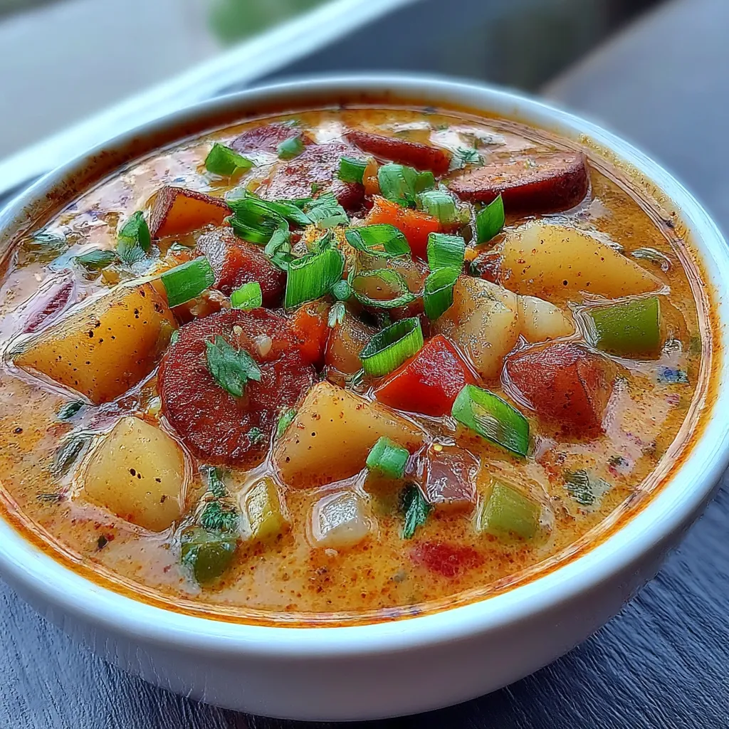 Cajun Potato Soup: 7-Ingredient Creamy Bold Comfort. 7 Cajun Potato Soup