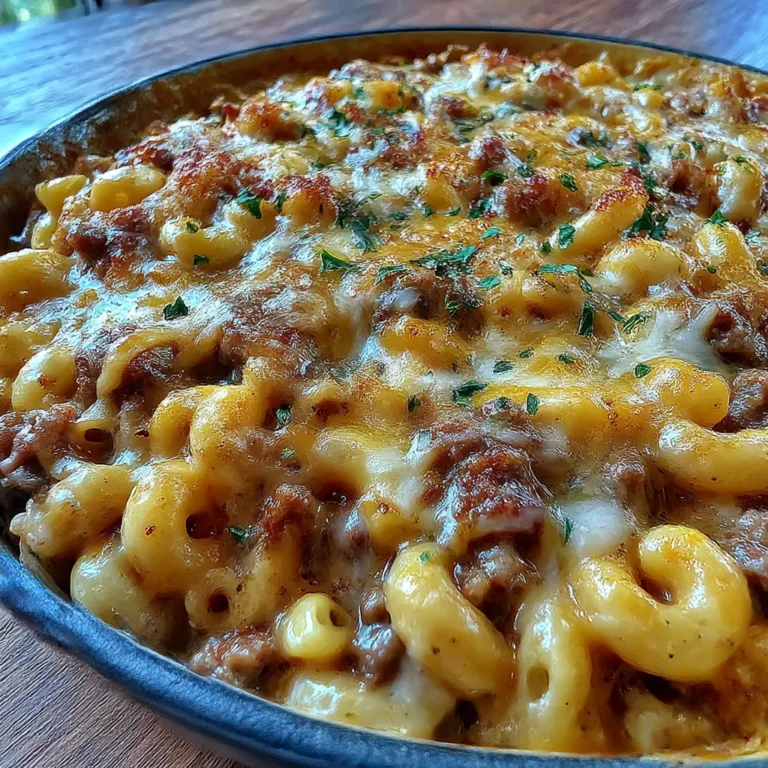 Cheeseburger Mac Soup