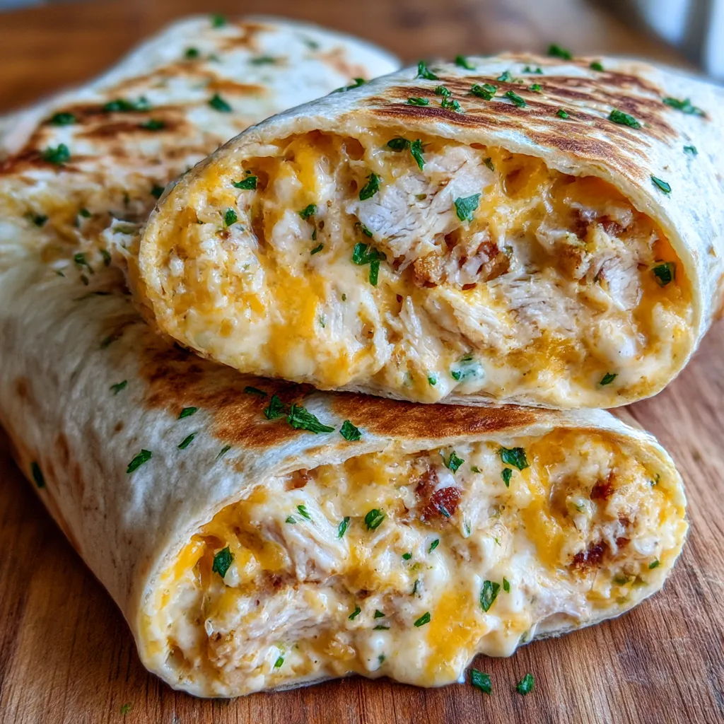 Cheesy Garlic Chicken Wraps deliver Epic Top Delish 5min 8 Cheesy Garlic Chicken Wraps