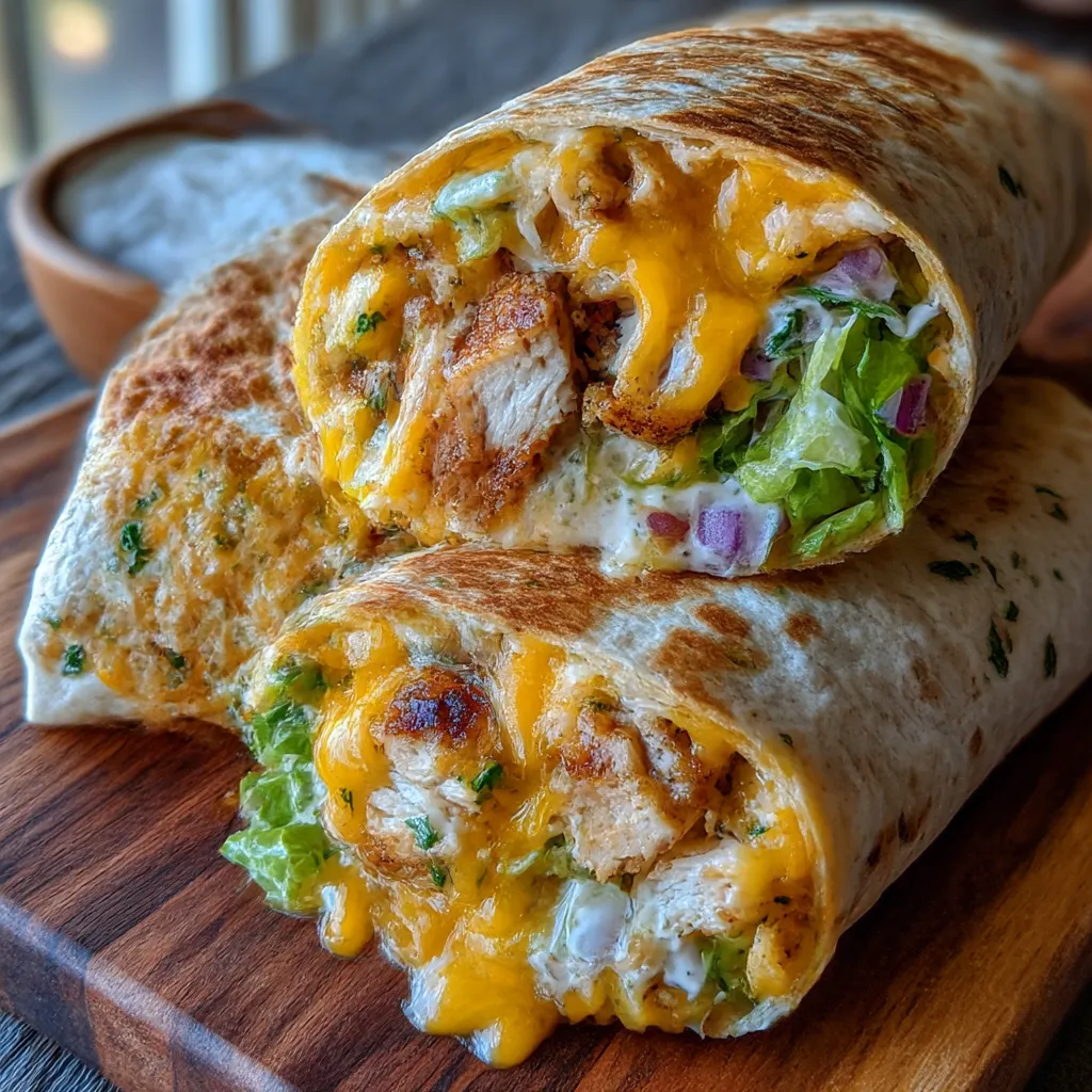 Cheesy Garlic Chicken Wraps deliver Epic Top Delish 5min 7 Cheesy Garlic Chicken Wraps