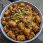 Chili Cheese Tater Tot Casserole