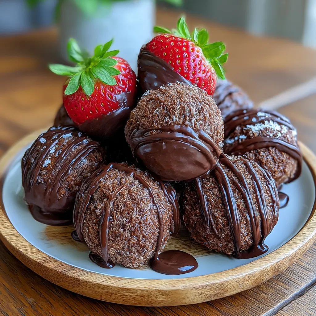 Chocolate Strawberry Yogurt Clusters