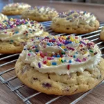Christmas Cake Batter Cookies