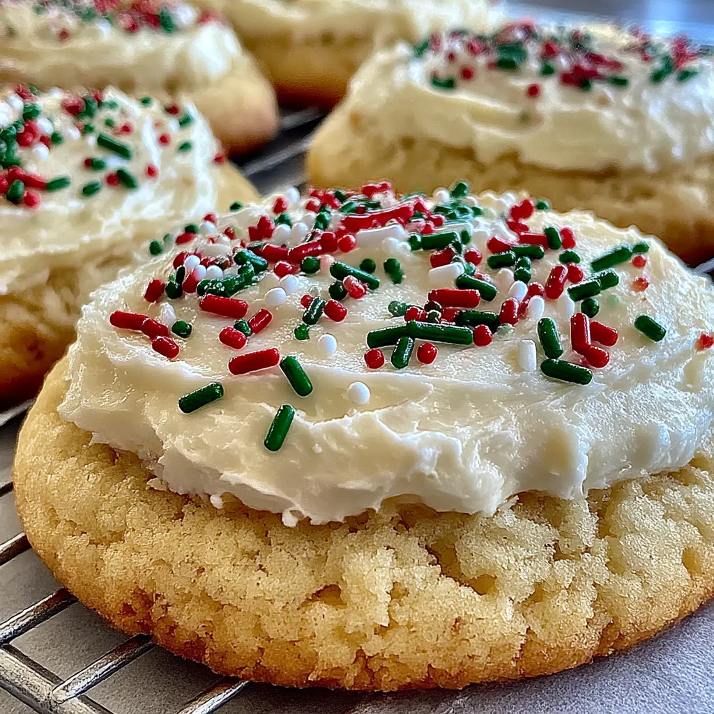 Christmas Cake Batter Cookies