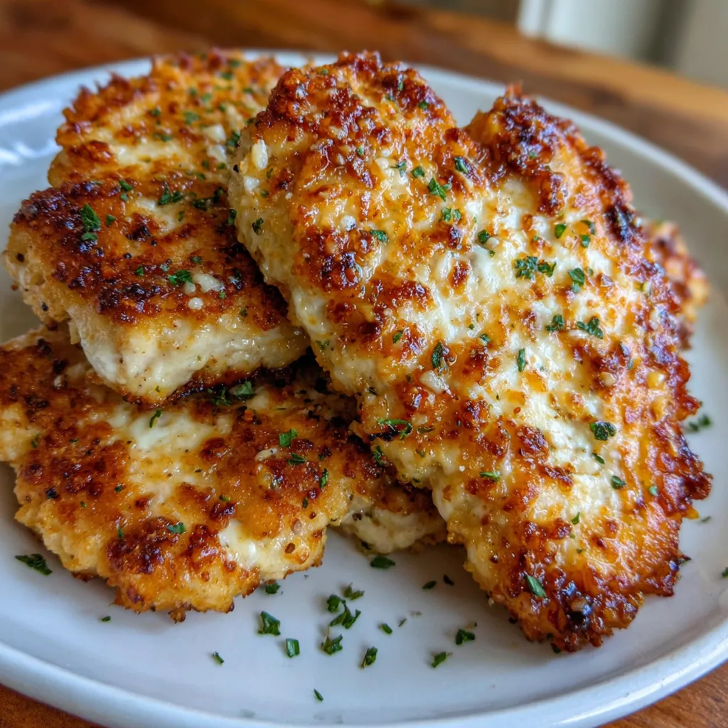 Cottage Cheese Crusted Chicken Cutlets