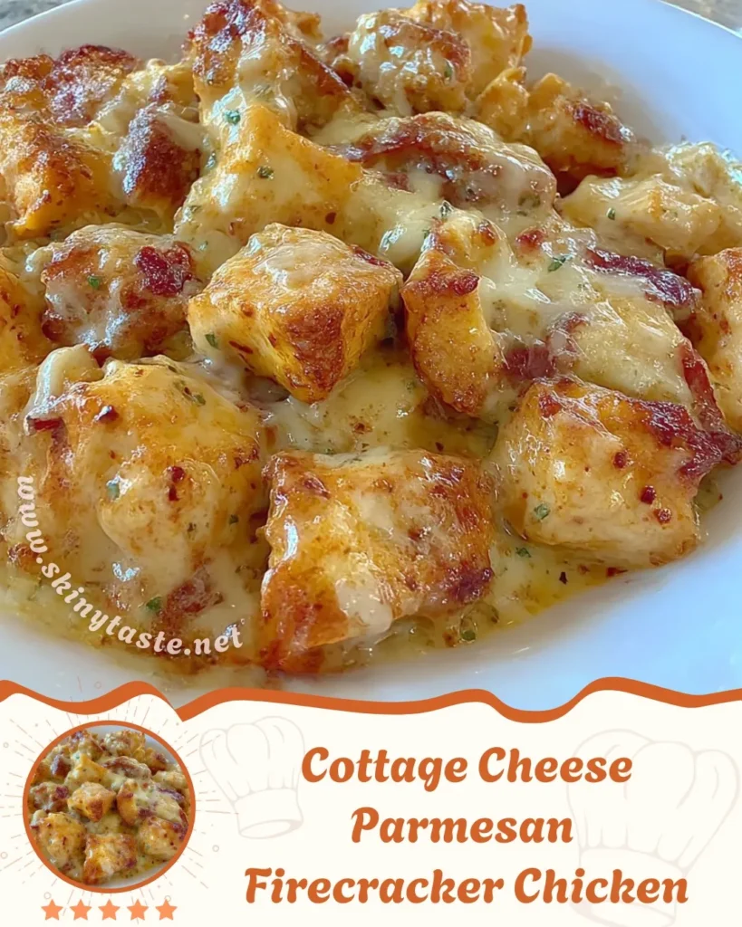 Cottage Cheese Parmesan Firecracker Chicken