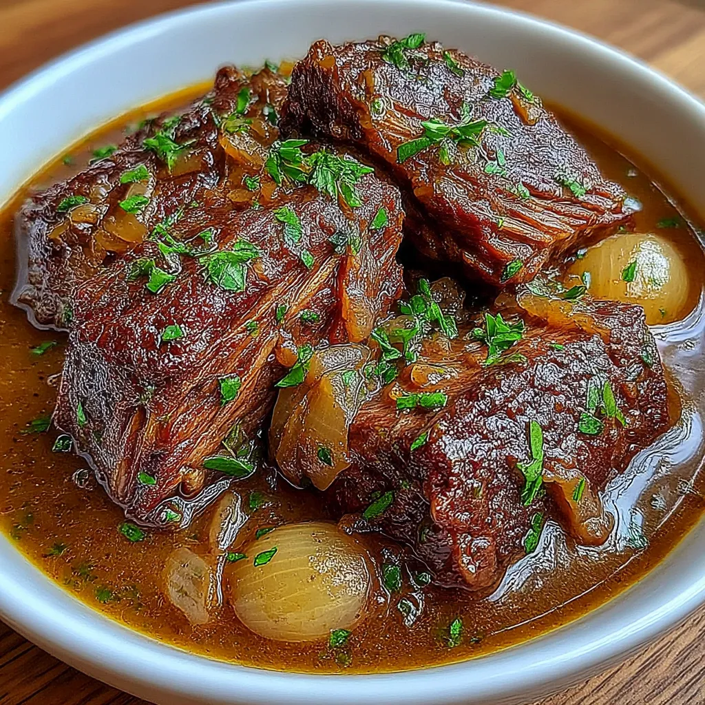 Cozy French Onion Short Rib Stew