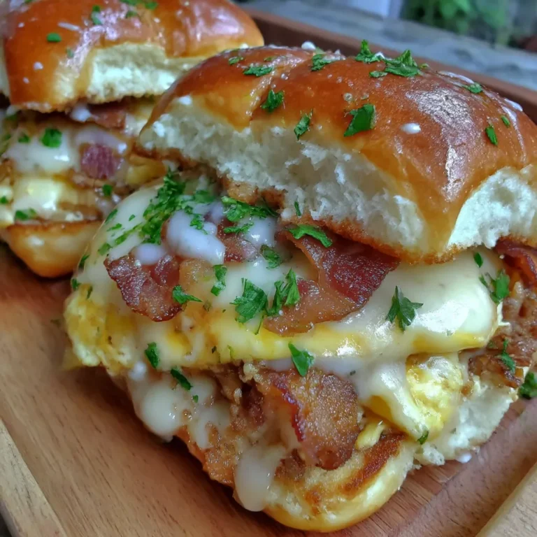 Crack Breakfast Sliders Turkey Bacon, Egg and Cheese