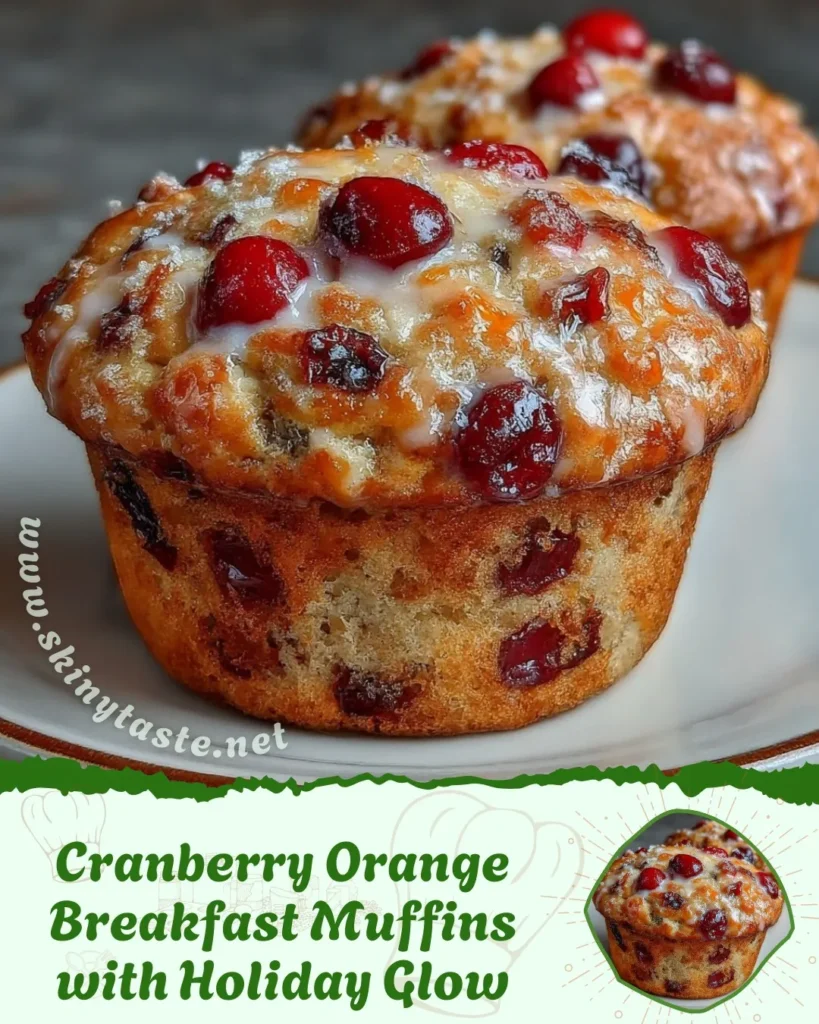 Cranberry Orange Breakfast Muffins with Holiday Glow 6 Cranberry Orange Breakfast Muffins with Holiday Glow