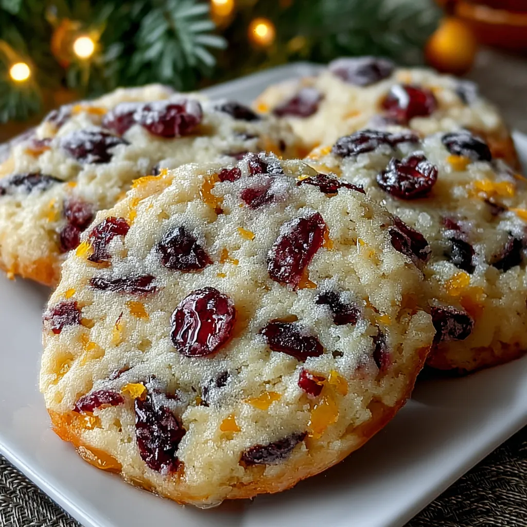 Cranberry Orange Softburst Christmas Rounds