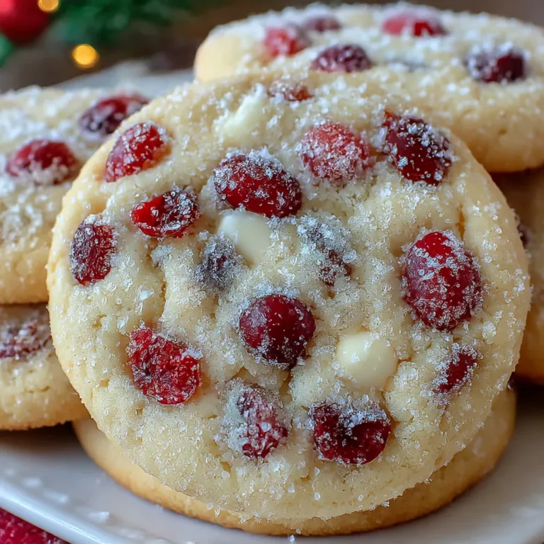 Cranberry Orange WinterGlow Crème Cookies
