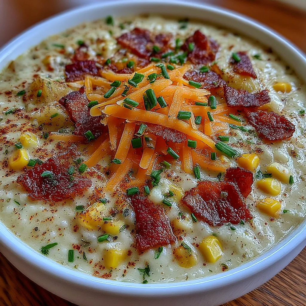 Creamy Corn Chowder delivers 5 cozy bold rich flavors. 8 Creamy Corn Chowder