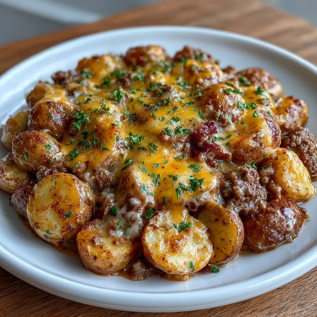 Crockpot Hamburger Potato Casserole