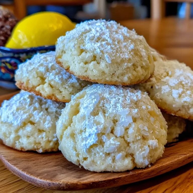 Easiest Lemon Meltaway Cookies