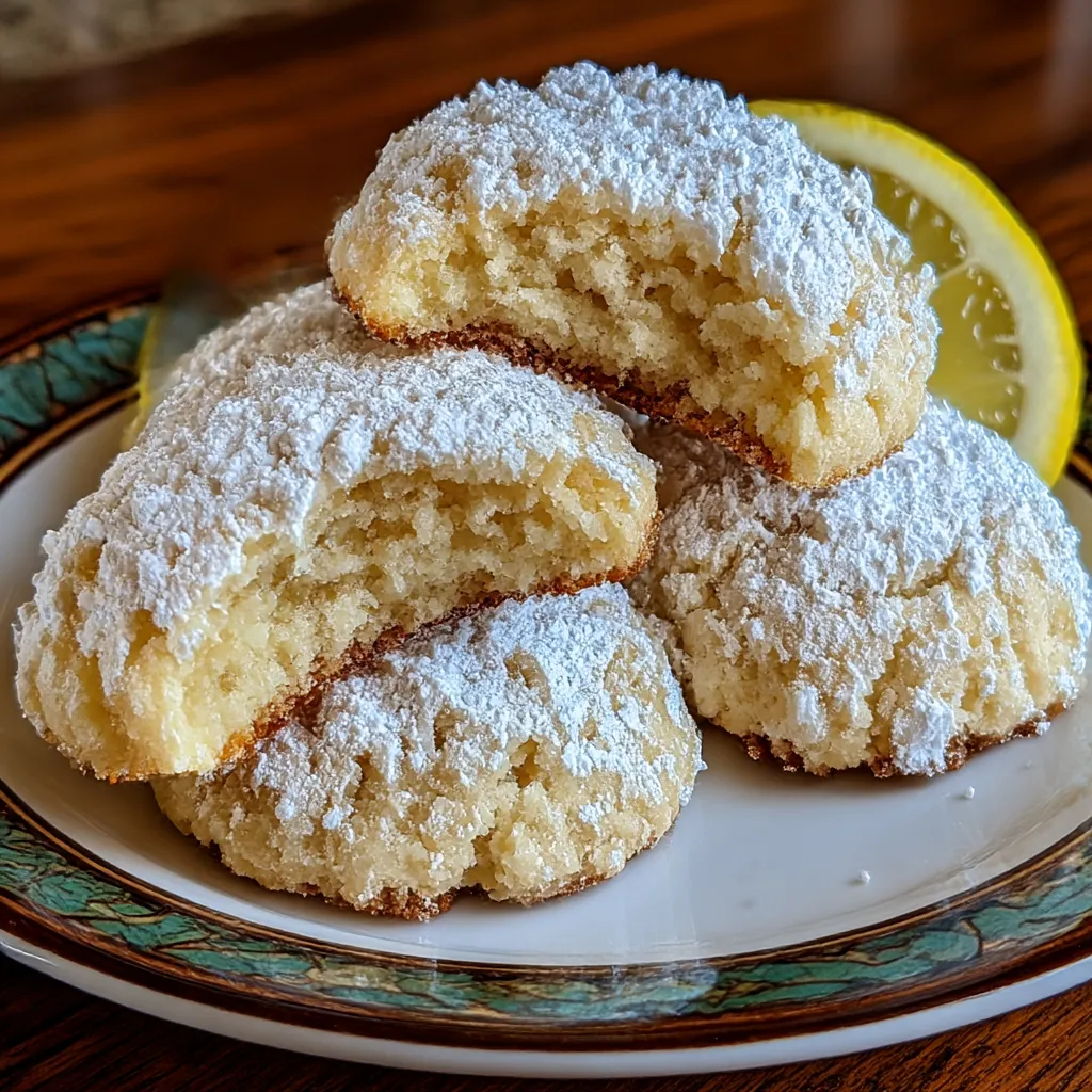 Easiest Lemon Meltaway Cookies