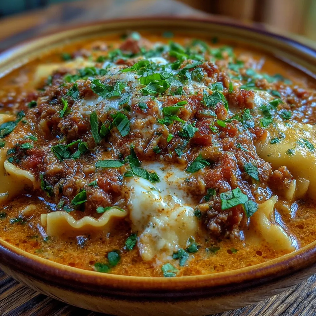 Easy Creamy Lasagna Soup Ultimate Cozy 5-Ingredient Bliss. 6 Easy Creamy Lasagna Soup