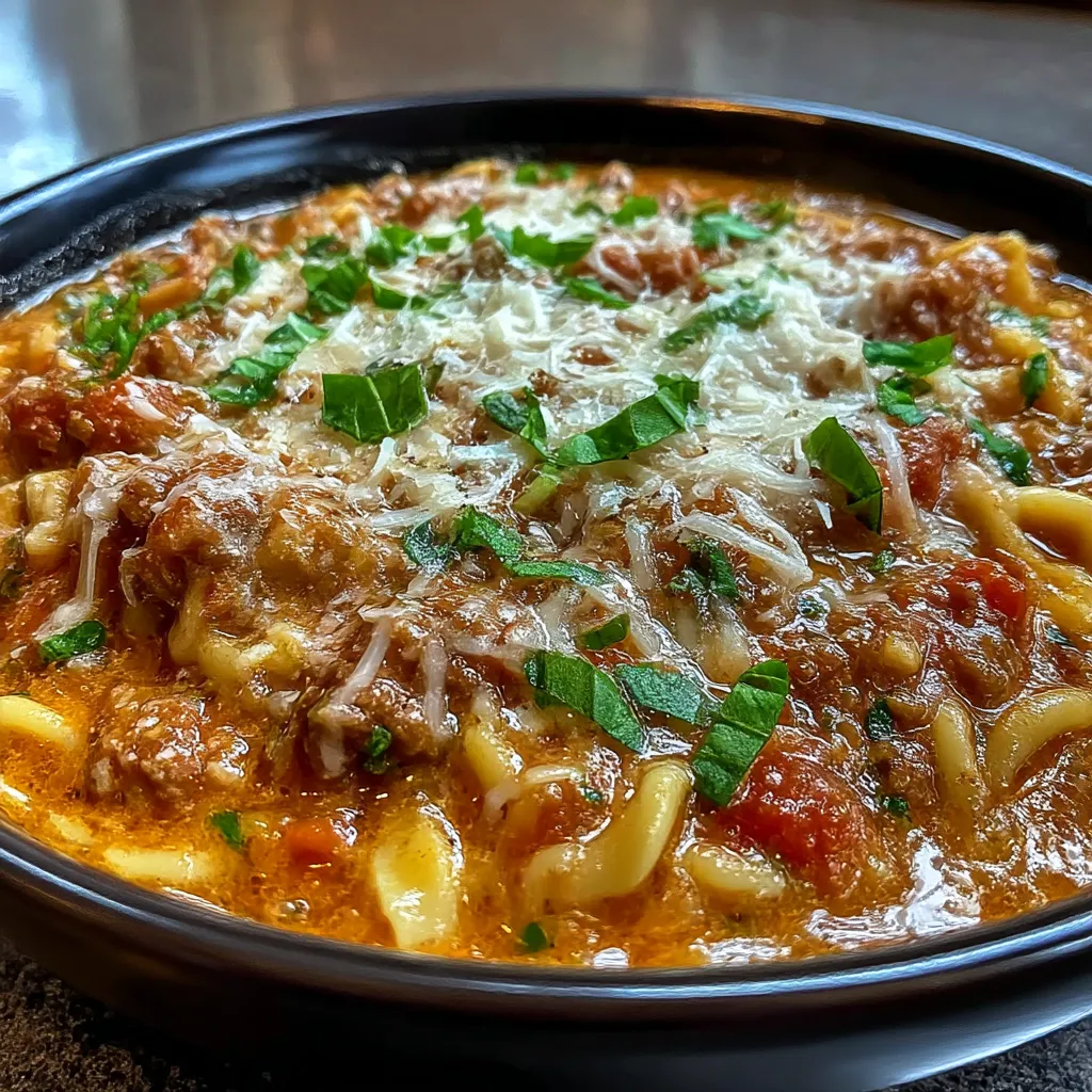 Easy Creamy Lasagna Soup Ultimate Cozy 5-Ingredient Bliss. 7 Easy Creamy Lasagna Soup