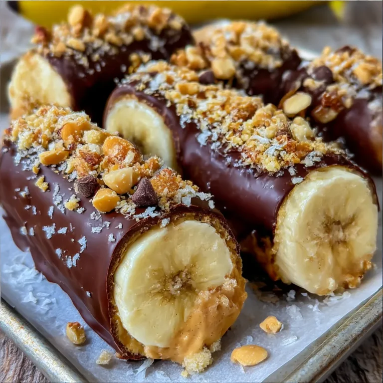 Frozen Banana Snickers