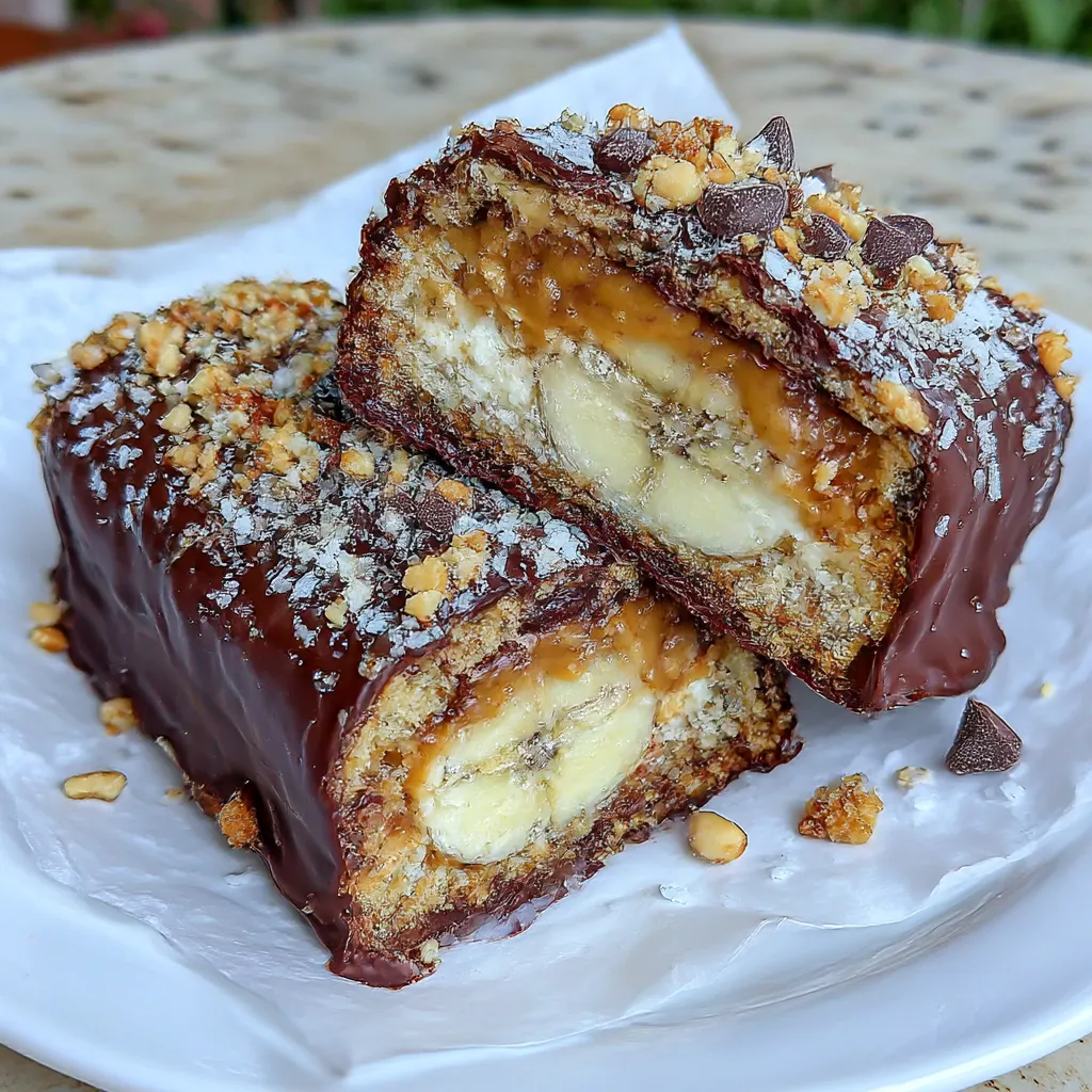 Frozen Banana Snickers