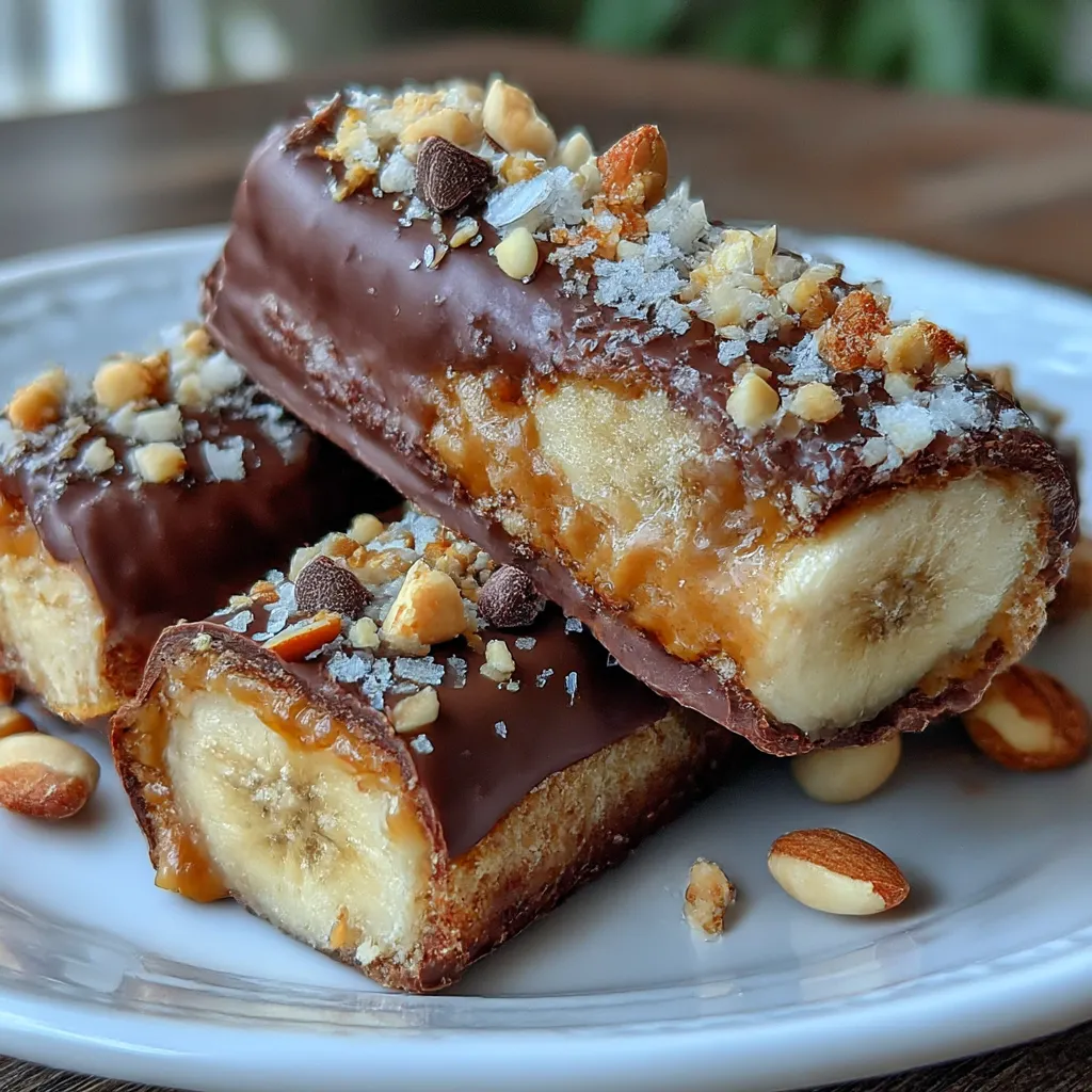 Frozen Banana Snickers