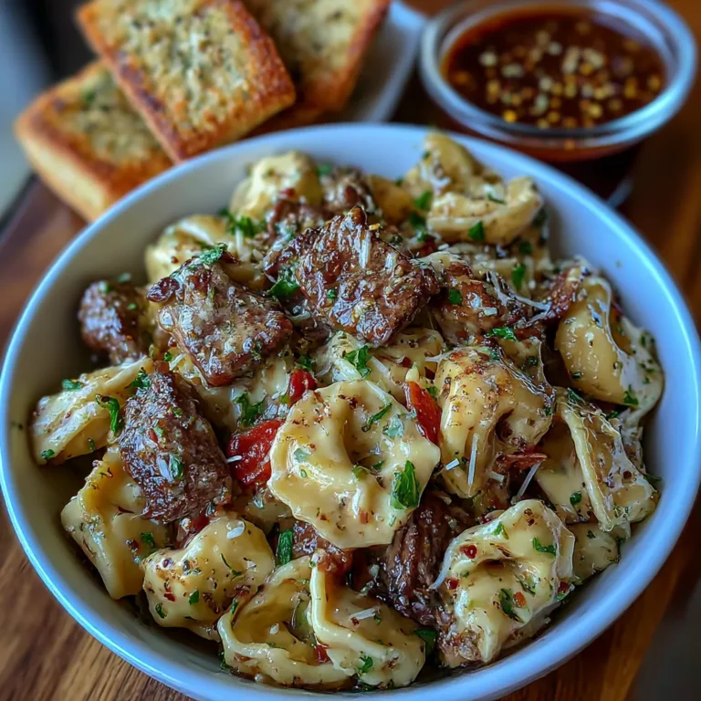 Garlic Steak Tortellini