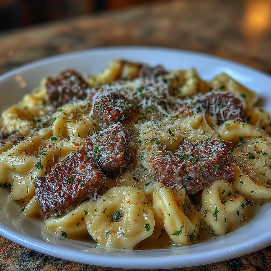 Garlic Steak Tortellini