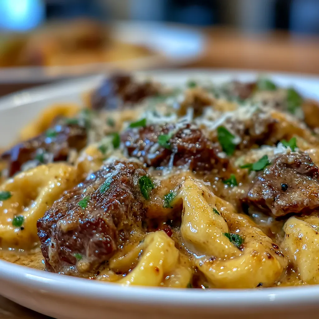 Garlic Steak Tortellini