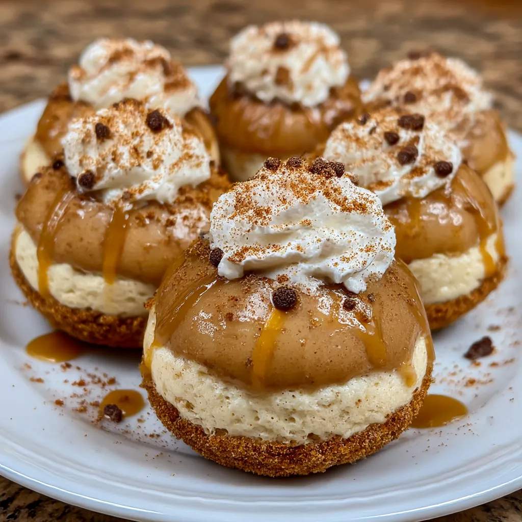 Gingerbread Latte Mousse Domes