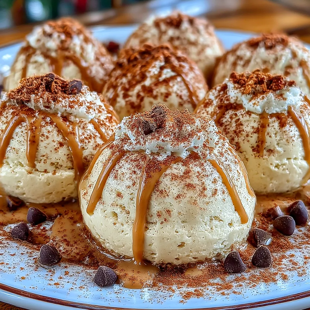 Gingerbread Latte Mousse Domes