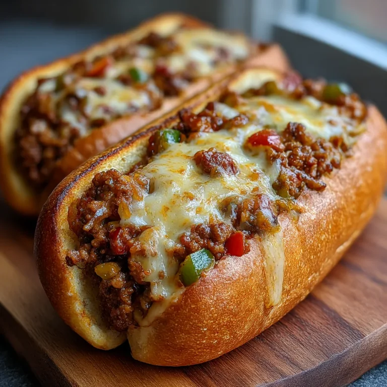 Ground Beef Philly Cheesesteaks