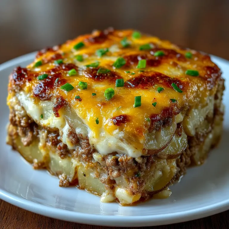 Ground Beef and Potatoes Casserole