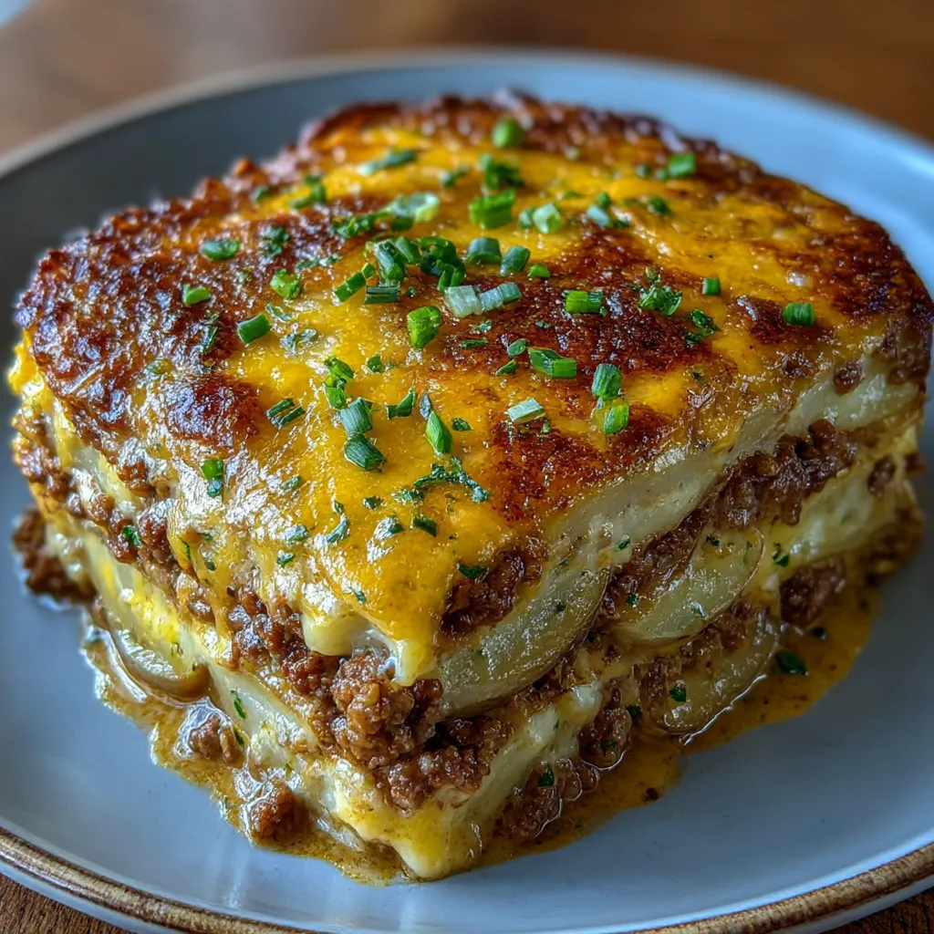 Ground Beef and Potatoes Casserole: 6-Serv Nice Fast Epic. 7 Ground Beef and Potatoes Casserole