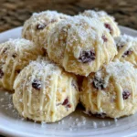 Holiday White Chocolate Raspberry Meltaways Focus Keyword: Holiday White Chocolate Raspberry Meltaways Holiday White Chocolate Raspberry Meltaways are the kind of cookie that instantly evokes warm holiday gatherings, decorated tins passed among friends, and the comforting smell of butter and vanilla drifting through the kitchen. These cookies are soft, round, tender, and dusted with snowy flakes of white chocolate just as shown in the image. Each cookie features delicate raspberry streaks that peek through the surface, offering a vibrant contrast against the pale, buttery dough. The result is a treat that both looks festive and tastes luxurious, with a melt-in-your-mouth texture that makes them unforgettable. This long-form, SEO-optimized recipe article explores everything you need to know about these cookies: why they work so beautifully, how to make them perfectly, how to customize them, and how to store them for gifting and holiday entertaining. Why You’ll Love These Holiday White Chocolate Raspberry Meltaways Holiday White Chocolate Raspberry Meltaways deliver a harmony of buttery richness, berry brightness, and creamy white chocolate sweetness. They honor the nostalgic meltaway style that older generations often included in Christmas cookie tins, yet they feel elevated enough for modern baking. The texture is their biggest selling point. Unlike typical cookies that rely on browned edges or chewy centers, these meltaways are intentionally pale, delicate, and ultra-soft. They truly dissolve on the tongue, creating a luxurious feel with every bite. Raspberry jam folds into the dough in tender swirls that remain visible in the final cookie. Those ruby streaks not only contribute flavor, but also create a beautiful marbled appearance that looks as inviting as it tastes. White chocolate chunks add soft pockets of sweetness, and the final drizzle brings a glossy finish that makes the cookies look polished and professionally crafted. Here are more reasons you’ll love this recipe: the ingredient list is simple and familiar, making the cookies accessible for bakers at all levels; the dough requires no chilling and shapes easily; the cookies bake in just over ten minutes, allowing you to produce a large batch quickly; they’re ideal for holiday gifting, cookie exchanges, and festive dessert platters; and they store exceptionally well, maintaining their softness for days. They also balance sweetness beautifully. The raspberry provides tang, the white chocolate brings smoothness, and the buttery base adds richness without overwhelming the palate. Every detail works together to create a holiday treat you’ll want to make every year. Ingredients List Main Ingredients 1 cup butter, softened 1/2 cup powdered sugar 2 cups all-purpose flour 1 teaspoon vanilla extract 1/3 cup raspberry jam 1/2 cup white chocolate, chopped or chips Optional Add-Ins or Swaps Almond extract for a nutty aroma Freeze-dried raspberry powder for deeper berry flavor Lemon zest or orange zest for brightness Coconut flakes for extra texture Gluten-free 1:1 flour blend for dietary needs Strawberry or blackberry jam as alternative fruit options Sugar-free white chocolate Dark or semisweet chocolate for contrast Orange extract for winter citrus flair These options allow you to personalize the flavor profile while preserving the tender meltaway texture. Step-by-Step Instructions Preheat your oven to 350°F. Line a baking sheet with parchment paper. In a mixing bowl, beat the softened butter and powdered sugar until light, smooth, and fluffy. This forms the foundation of the meltaway texture. Add the vanilla extract and mix again until evenly incorporated. Gradually add the flour, mixing on low speed until a soft dough forms. The dough should be pliable, soft, and slightly dense. Gently fold in the raspberry jam. Keep the folds minimal so streaks remain visible rather than blending into a uniform pink dough. Add the white chocolate pieces, distributing them evenly without overworking the dough. Scoop out small portions using a tablespoon or cookie scoop and shape them into balls with your hands. Place the dough balls on the parchment-lined sheet with about one inch of space between them. Bake for 10 to 11 minutes. The cookies should remain pale; they should not brown. Let the cookies cool on the sheet for a few minutes, then transfer them to a cooling rack. Once cool, drizzle melted white chocolate on top and finish with finely grated white chocolate for a snowy effect. Pro Tips for Success Use butter that is fully softened but not melted. Melted butter will cause the cookies to spread. Powdered sugar contributes to the tender crumb, so do not substitute granulated sugar. Fold in the jam very gently; overmixing removes the visual swirl. For more pronounced raspberry flavor, add a tiny spoonful of jam to the top of each dough ball before baking. Keep baking time short. Browning reduces the meltaway effect. If your dough appears too crumbly, add a teaspoon of milk to bring it together. Allow the cookies to cool fully before adding any drizzle. Use good-quality white chocolate for smoother melting and cleaner drizzles. Serving Suggestions Holiday White Chocolate Raspberry Meltaways look beautiful on any cookie platter thanks to their snowy white tops and raspberry-speckled centers. They pair wonderfully with festive drinks like hot cocoa, peppermint lattes, spiced tea, or classic coffee. They are also perfect additions to Christmas cookie exchanges or office parties because they travel well and offer a flavor profile that stands out among traditional holiday cookies. For an elegant presentation, arrange them on a ceramic dessert plate or tiered stand alongside gingerbread cookies, chocolate truffles, and almond crescents. If you prefer a cozy approach, enjoy them warm with a blanket, a cup of tea, and holiday music in the background. They also crumble well over vanilla ice cream or pudding desserts. Their soft texture and mild sweetness make them versatile enough to accompany both simple and sophisticated winter menus. Variations Almond Raspberry Meltaways Replace the vanilla with almond extract and fold in a tablespoon of finely chopped almonds. This enhances the nutty undertone and pairs well with the raspberry. Lemon White Chocolate Meltaways Add the zest of one lemon to the dough. The lemon brightens the richness and creates a sunny counterpart to the creamy white chocolate. Coconut Snowball Meltaways Roll the dough balls in finely shredded coconut before baking for a snowy, wintry finish. Double Chocolate Raspberry Meltaways Use half white chocolate and half dark chocolate chunks. Drizzle with dark chocolate instead of white for rich contrast. Peppermint Raspberry Meltaways Add a tiny drop of peppermint extract and sprinkle crushed peppermint candies on top after drizzling the white chocolate. Each variation keeps the signature meltaway tenderness while offering a creative twist. Storage & Reheating Refrigeration Store cookies in an airtight container for up to five days. Use parchment between layers if you have added white chocolate drizzle. Freezing Freeze the cookies in single layers for up to two months. Thaw them at room temperature before serving. You can also freeze the dough balls and bake them straight from the freezer, adding one minute to the bake time. Reheating Meltaways do not typically require reheating. If desired, warm them in a 200°F oven for three to four minutes to soften the chocolate slightly without melting the cookie. The Holiday Tradition Behind Meltaway Cookies Holiday White Chocolate Raspberry Meltaways capture the essence of old-fashioned Christmas cookie traditions. Meltaway cookies were popular because they stood out among heavier sweets. They were tender, delicate, almost airy. Families often included them in cookie tins because they looked beautiful and tasted special without requiring elaborate decoration. These raspberry and white chocolate meltaways build upon that tradition with a contemporary twist. The raspberry adds a festive red color and fruity tang, while the white chocolate contributes richness and elegance. Their snowy appearance matches the winter season perfectly. Sharing meltaways has become a way to bring warmth into the homes of friends, neighbors, and loved ones, continuing a long-standing tradition of holiday generosity. The Science Behind Meltaway Texture The softness of meltaway cookies stems from the balance between fat, sugar, and flour. Powdered sugar contributes to a smooth, tender crumb because it dissolves quickly and does not create the crystalline structure that granulated sugar produces. Butter provides richness and prevents gluten development, resulting in a delicate dough that crumbles gently. The flour binds the dough just enough to hold its shape, while the raspberry jam adds both moisture and slight acidity. White chocolate introduces creamy pockets that enhance the melt-on-the-tongue sensation. Because the cookies bake at a moderate temperature and remain pale, their internal structure stays soft. Understanding these elements explains why small technique details—like gentle folding and avoiding overbaking—make such a difference. FAQs Can I use margarine instead of butter? Butter is essential for achieving the signature texture. Margarine will change the flavor and may cause spreading. Can I use fresh raspberries instead of jam? Fresh raspberries release too much liquid. Raspberry jam provides the right moisture and concentrated berry flavor. Why did my cookies spread? Your butter was likely too warm. Try chilling the shaped dough for ten minutes before baking. Can I double the recipe? Yes. Double all ingredients and fold in the jam in two portions for even distribution. Can these be mailed? Yes. Store them in tins with parchment layers and they will ship well. Final Thoughts Holiday White Chocolate Raspberry Meltaways are delightful, festive, and wonderfully nostalgic. With buttery softness, bright raspberry streaks, and creamy white chocolate details, they bring a sense of magic to any holiday gathering. They’re simple to prepare yet look sophisticated, making them ideal for gifting or displaying on a holiday dessert table. Whether you’re baking for family, sharing with friends, or stocking your freezer for December celebrations, these meltaways promise a beautiful blend of comfort, tradition, and seasonal flavor. Ready for the Tasty Recipes card JavaScript version as well? Just tell me to generate it!