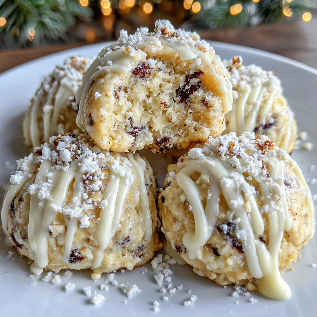 Holiday White Chocolate Raspberry Meltaways Focus Keyword: Holiday White Chocolate Raspberry Meltaways Holiday White Chocolate Raspberry Meltaways are the kind of cookie that instantly evokes warm holiday gatherings, decorated tins passed among friends, and the comforting smell of butter and vanilla drifting through the kitchen. These cookies are soft, round, tender, and dusted with snowy flakes of white chocolate just as shown in the image. Each cookie features delicate raspberry streaks that peek through the surface, offering a vibrant contrast against the pale, buttery dough. The result is a treat that both looks festive and tastes luxurious, with a melt-in-your-mouth texture that makes them unforgettable. This long-form, SEO-optimized recipe article explores everything you need to know about these cookies: why they work so beautifully, how to make them perfectly, how to customize them, and how to store them for gifting and holiday entertaining. Why You’ll Love These Holiday White Chocolate Raspberry Meltaways Holiday White Chocolate Raspberry Meltaways deliver a harmony of buttery richness, berry brightness, and creamy white chocolate sweetness. They honor the nostalgic meltaway style that older generations often included in Christmas cookie tins, yet they feel elevated enough for modern baking. The texture is their biggest selling point. Unlike typical cookies that rely on browned edges or chewy centers, these meltaways are intentionally pale, delicate, and ultra-soft. They truly dissolve on the tongue, creating a luxurious feel with every bite. Raspberry jam folds into the dough in tender swirls that remain visible in the final cookie. Those ruby streaks not only contribute flavor, but also create a beautiful marbled appearance that looks as inviting as it tastes. White chocolate chunks add soft pockets of sweetness, and the final drizzle brings a glossy finish that makes the cookies look polished and professionally crafted. Here are more reasons you’ll love this recipe: the ingredient list is simple and familiar, making the cookies accessible for bakers at all levels; the dough requires no chilling and shapes easily; the cookies bake in just over ten minutes, allowing you to produce a large batch quickly; they’re ideal for holiday gifting, cookie exchanges, and festive dessert platters; and they store exceptionally well, maintaining their softness for days. They also balance sweetness beautifully. The raspberry provides tang, the white chocolate brings smoothness, and the buttery base adds richness without overwhelming the palate. Every detail works together to create a holiday treat you’ll want to make every year. Ingredients List Main Ingredients 1 cup butter, softened 1/2 cup powdered sugar 2 cups all-purpose flour 1 teaspoon vanilla extract 1/3 cup raspberry jam 1/2 cup white chocolate, chopped or chips Optional Add-Ins or Swaps Almond extract for a nutty aroma Freeze-dried raspberry powder for deeper berry flavor Lemon zest or orange zest for brightness Coconut flakes for extra texture Gluten-free 1:1 flour blend for dietary needs Strawberry or blackberry jam as alternative fruit options Sugar-free white chocolate Dark or semisweet chocolate for contrast Orange extract for winter citrus flair These options allow you to personalize the flavor profile while preserving the tender meltaway texture. Step-by-Step Instructions Preheat your oven to 350°F. Line a baking sheet with parchment paper. In a mixing bowl, beat the softened butter and powdered sugar until light, smooth, and fluffy. This forms the foundation of the meltaway texture. Add the vanilla extract and mix again until evenly incorporated. Gradually add the flour, mixing on low speed until a soft dough forms. The dough should be pliable, soft, and slightly dense. Gently fold in the raspberry jam. Keep the folds minimal so streaks remain visible rather than blending into a uniform pink dough. Add the white chocolate pieces, distributing them evenly without overworking the dough. Scoop out small portions using a tablespoon or cookie scoop and shape them into balls with your hands. Place the dough balls on the parchment-lined sheet with about one inch of space between them. Bake for 10 to 11 minutes. The cookies should remain pale; they should not brown. Let the cookies cool on the sheet for a few minutes, then transfer them to a cooling rack. Once cool, drizzle melted white chocolate on top and finish with finely grated white chocolate for a snowy effect. Pro Tips for Success Use butter that is fully softened but not melted. Melted butter will cause the cookies to spread. Powdered sugar contributes to the tender crumb, so do not substitute granulated sugar. Fold in the jam very gently; overmixing removes the visual swirl. For more pronounced raspberry flavor, add a tiny spoonful of jam to the top of each dough ball before baking. Keep baking time short. Browning reduces the meltaway effect. If your dough appears too crumbly, add a teaspoon of milk to bring it together. Allow the cookies to cool fully before adding any drizzle. Use good-quality white chocolate for smoother melting and cleaner drizzles. Serving Suggestions Holiday White Chocolate Raspberry Meltaways look beautiful on any cookie platter thanks to their snowy white tops and raspberry-speckled centers. They pair wonderfully with festive drinks like hot cocoa, peppermint lattes, spiced tea, or classic coffee. They are also perfect additions to Christmas cookie exchanges or office parties because they travel well and offer a flavor profile that stands out among traditional holiday cookies. For an elegant presentation, arrange them on a ceramic dessert plate or tiered stand alongside gingerbread cookies, chocolate truffles, and almond crescents. If you prefer a cozy approach, enjoy them warm with a blanket, a cup of tea, and holiday music in the background. They also crumble well over vanilla ice cream or pudding desserts. Their soft texture and mild sweetness make them versatile enough to accompany both simple and sophisticated winter menus. Variations Almond Raspberry Meltaways Replace the vanilla with almond extract and fold in a tablespoon of finely chopped almonds. This enhances the nutty undertone and pairs well with the raspberry. Lemon White Chocolate Meltaways Add the zest of one lemon to the dough. The lemon brightens the richness and creates a sunny counterpart to the creamy white chocolate. Coconut Snowball Meltaways Roll the dough balls in finely shredded coconut before baking for a snowy, wintry finish. Double Chocolate Raspberry Meltaways Use half white chocolate and half dark chocolate chunks. Drizzle with dark chocolate instead of white for rich contrast. Peppermint Raspberry Meltaways Add a tiny drop of peppermint extract and sprinkle crushed peppermint candies on top after drizzling the white chocolate. Each variation keeps the signature meltaway tenderness while offering a creative twist. Storage & Reheating Refrigeration Store cookies in an airtight container for up to five days. Use parchment between layers if you have added white chocolate drizzle. Freezing Freeze the cookies in single layers for up to two months. Thaw them at room temperature before serving. You can also freeze the dough balls and bake them straight from the freezer, adding one minute to the bake time. Reheating Meltaways do not typically require reheating. If desired, warm them in a 200°F oven for three to four minutes to soften the chocolate slightly without melting the cookie. The Holiday Tradition Behind Meltaway Cookies Holiday White Chocolate Raspberry Meltaways capture the essence of old-fashioned Christmas cookie traditions. Meltaway cookies were popular because they stood out among heavier sweets. They were tender, delicate, almost airy. Families often included them in cookie tins because they looked beautiful and tasted special without requiring elaborate decoration. These raspberry and white chocolate meltaways build upon that tradition with a contemporary twist. The raspberry adds a festive red color and fruity tang, while the white chocolate contributes richness and elegance. Their snowy appearance matches the winter season perfectly. Sharing meltaways has become a way to bring warmth into the homes of friends, neighbors, and loved ones, continuing a long-standing tradition of holiday generosity. The Science Behind Meltaway Texture The softness of meltaway cookies stems from the balance between fat, sugar, and flour. Powdered sugar contributes to a smooth, tender crumb because it dissolves quickly and does not create the crystalline structure that granulated sugar produces. Butter provides richness and prevents gluten development, resulting in a delicate dough that crumbles gently. The flour binds the dough just enough to hold its shape, while the raspberry jam adds both moisture and slight acidity. White chocolate introduces creamy pockets that enhance the melt-on-the-tongue sensation. Because the cookies bake at a moderate temperature and remain pale, their internal structure stays soft. Understanding these elements explains why small technique details—like gentle folding and avoiding overbaking—make such a difference. FAQs Can I use margarine instead of butter? Butter is essential for achieving the signature texture. Margarine will change the flavor and may cause spreading. Can I use fresh raspberries instead of jam? Fresh raspberries release too much liquid. Raspberry jam provides the right moisture and concentrated berry flavor. Why did my cookies spread? Your butter was likely too warm. Try chilling the shaped dough for ten minutes before baking. Can I double the recipe? Yes. Double all ingredients and fold in the jam in two portions for even distribution. Can these be mailed? Yes. Store them in tins with parchment layers and they will ship well. Final Thoughts Holiday White Chocolate Raspberry Meltaways are delightful, festive, and wonderfully nostalgic. With buttery softness, bright raspberry streaks, and creamy white chocolate details, they bring a sense of magic to any holiday gathering. They’re simple to prepare yet look sophisticated, making them ideal for gifting or displaying on a holiday dessert table. Whether you’re baking for family, sharing with friends, or stocking your freezer for December celebrations, these meltaways promise a beautiful blend of comfort, tradition, and seasonal flavor. Ready for the Tasty Recipes card JavaScript version as well? Just tell me to generate it!