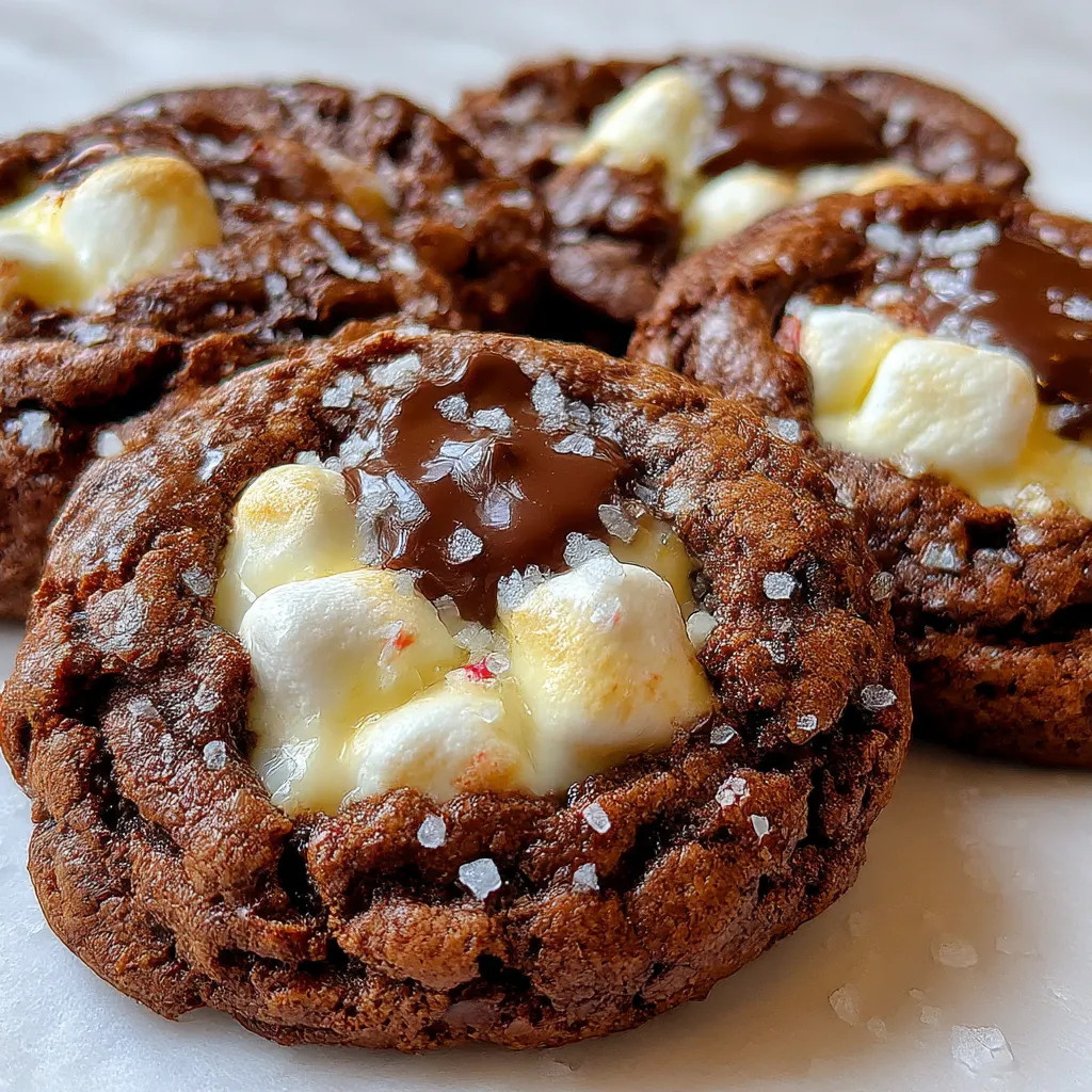 Marshmallow Hot Cocoa Surprise Cookies