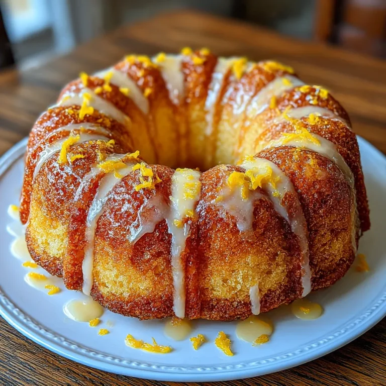 Moist Lemon Bundt Cake