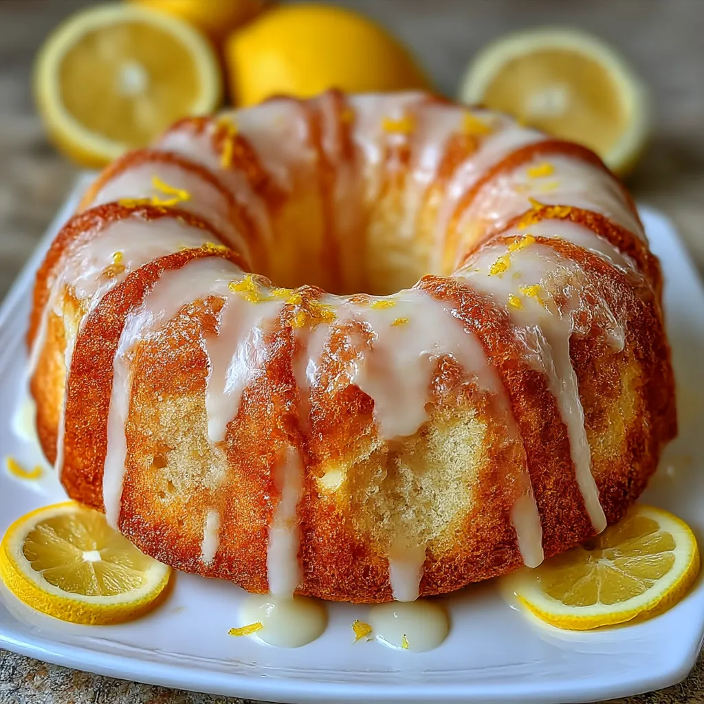 Moist Lemon Bundt Cake