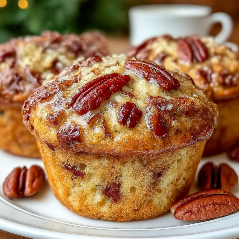 Orange Pecan Christmas Breakfast Muffins
